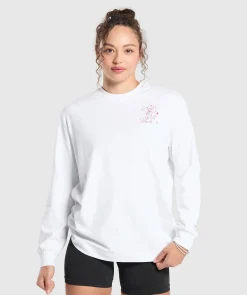 DAMES Gymshark T-shirts*I Love Squats Long Sleeve Skater