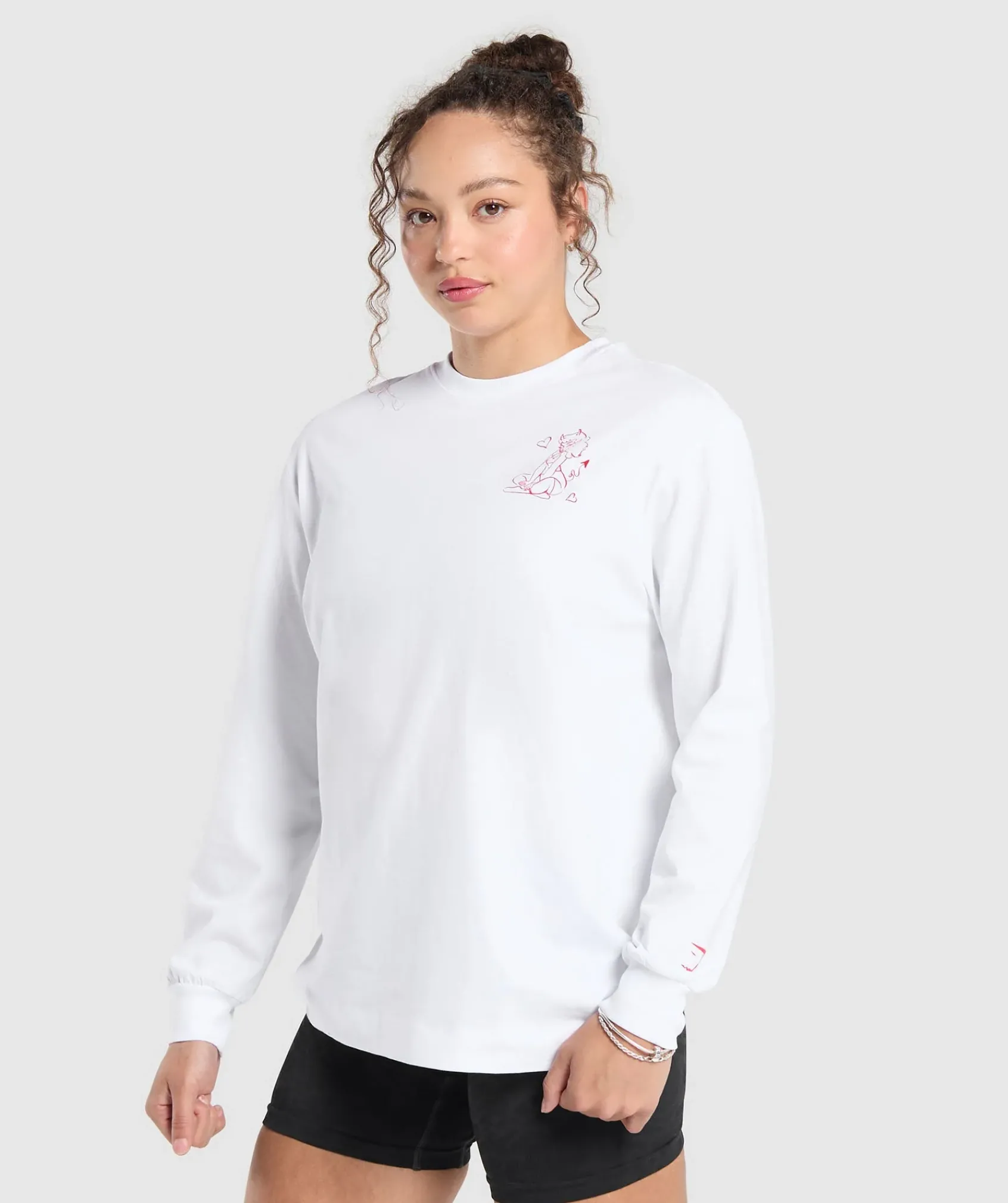 DAMES Gymshark T-shirts*I Love Squats Long Sleeve Skater
