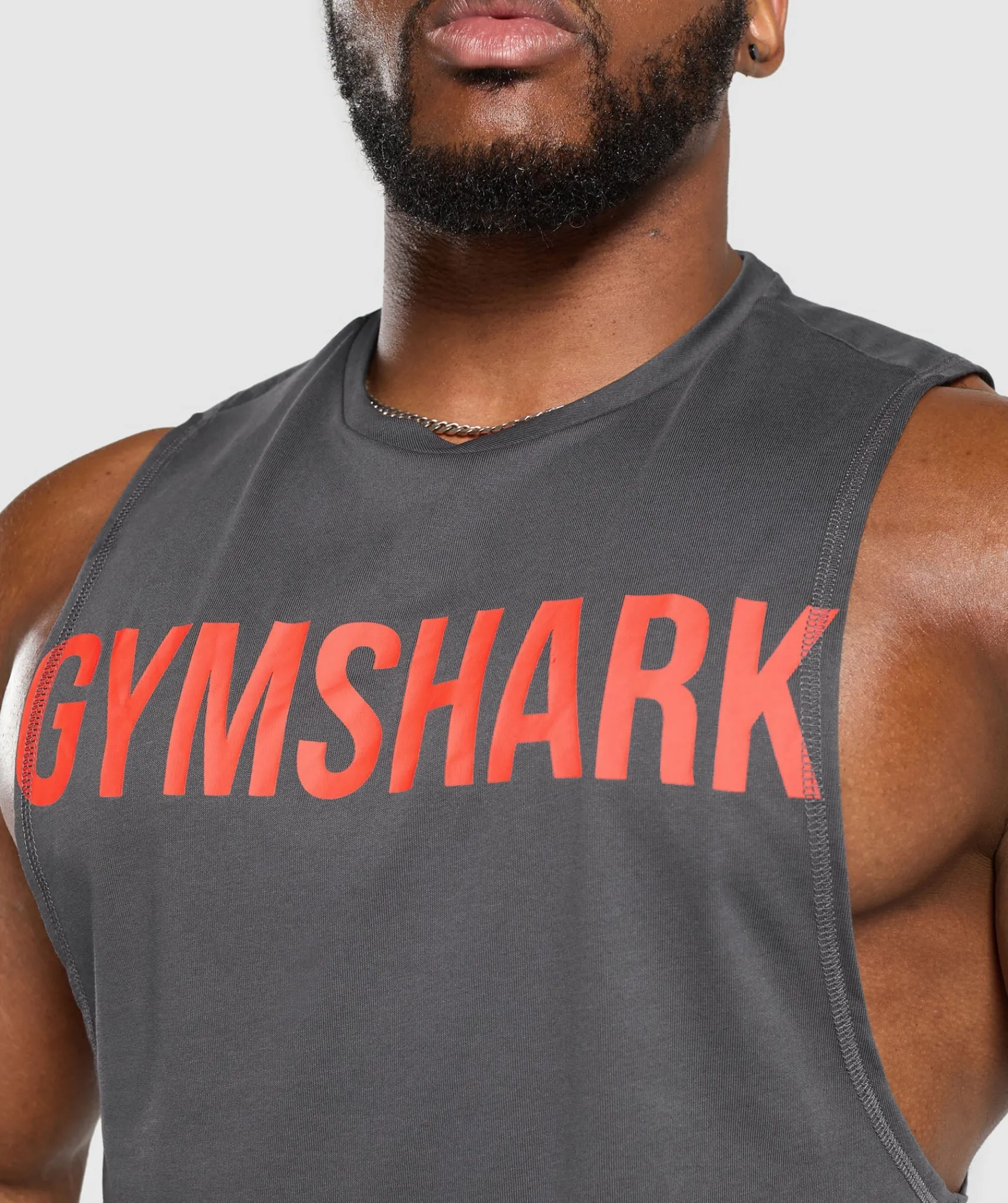 Heren Gymshark Tanktops|T-shirts*Impact Drop Arm Tank