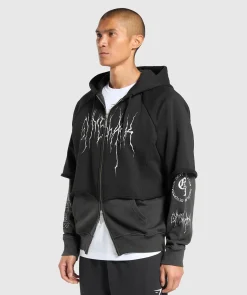 Heren Gymshark Hoodies & Truien*Layered Zip Up Hoodie