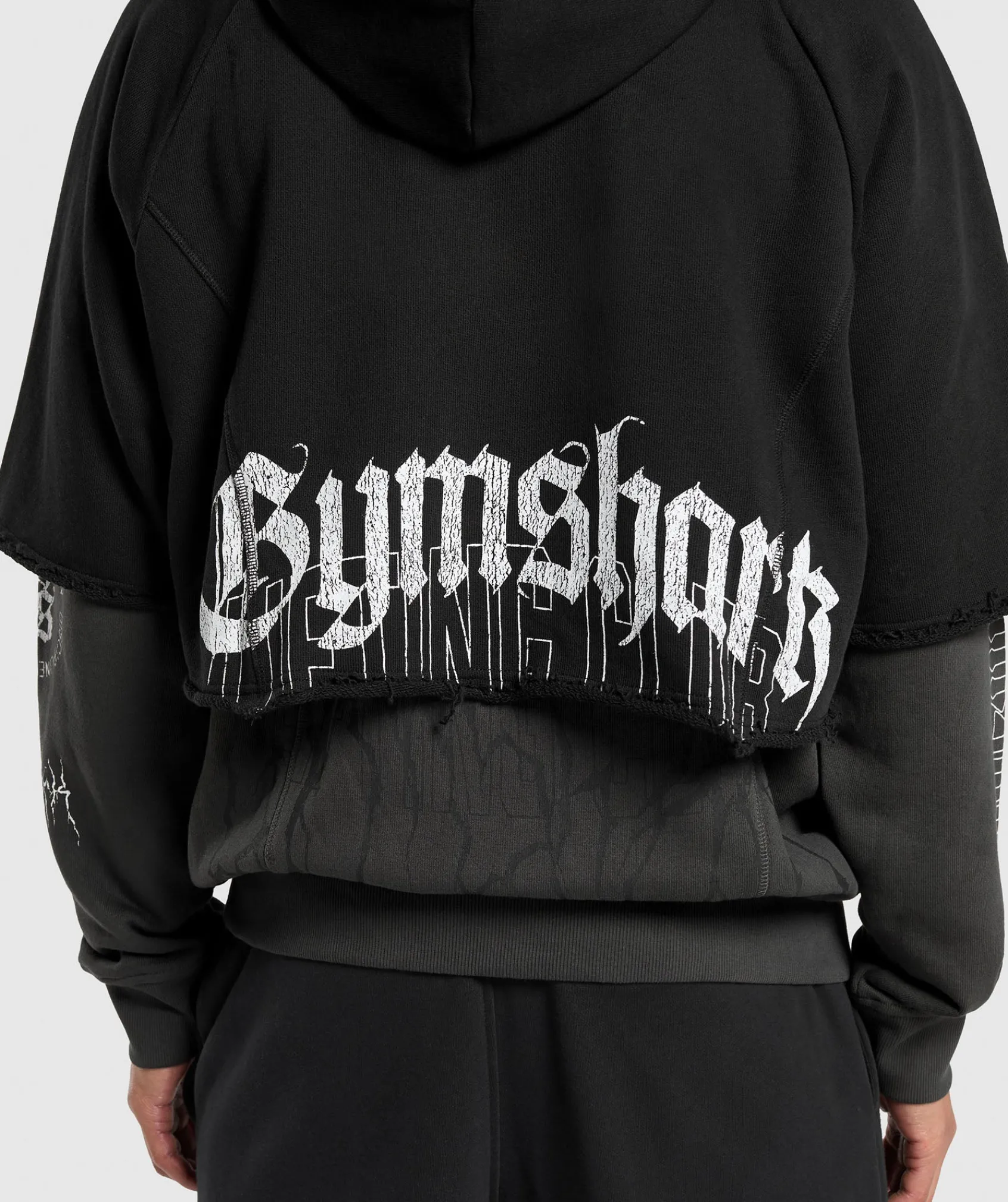 Heren Gymshark Hoodies & Truien*Layered Zip Up Hoodie