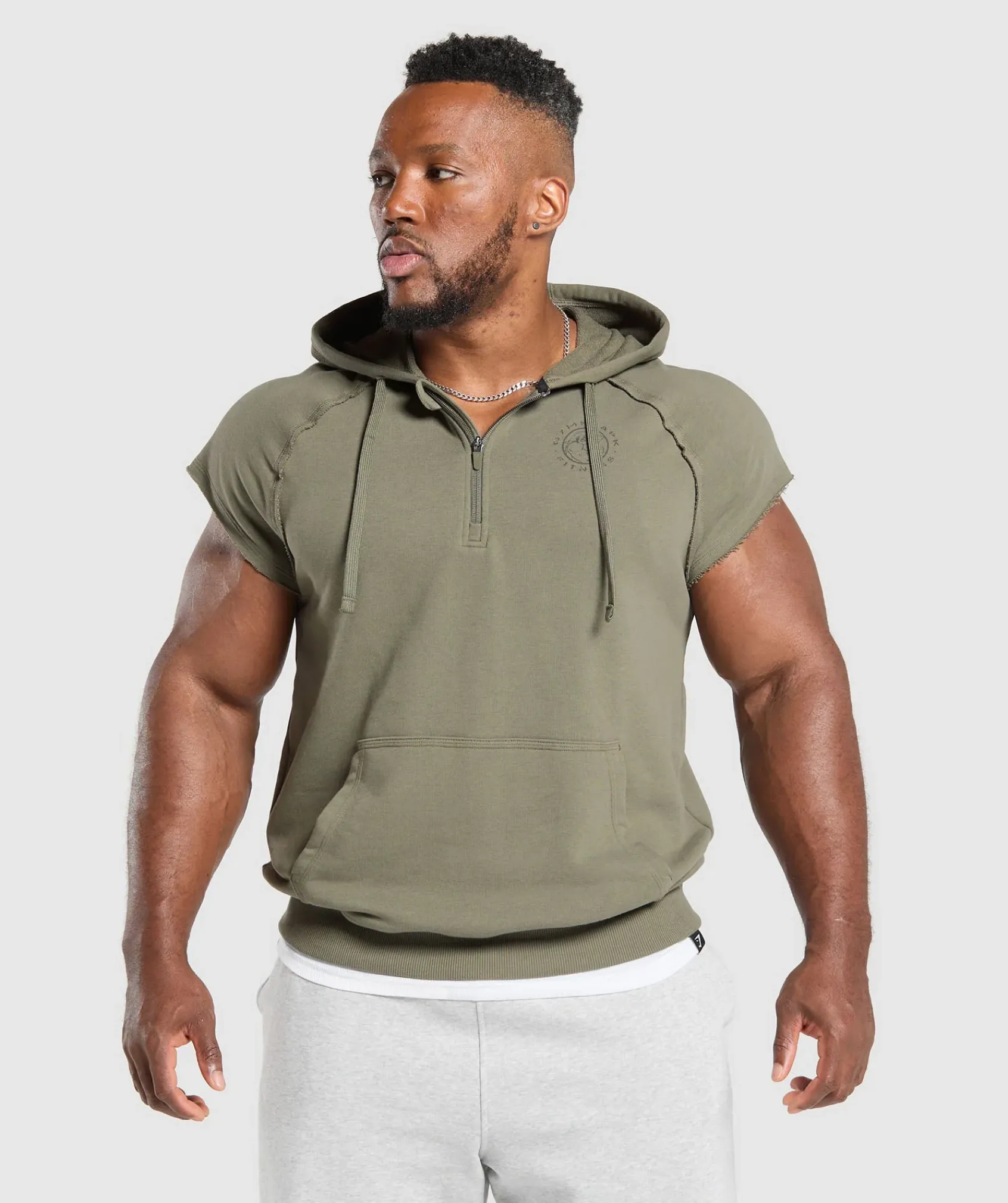 Heren Gymshark Hoodies & Truien*Legacy 1/4 Zip Cap Sleeve Hoodie