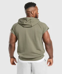 Heren Gymshark Hoodies & Truien*Legacy 1/4 Zip Cap Sleeve Hoodie