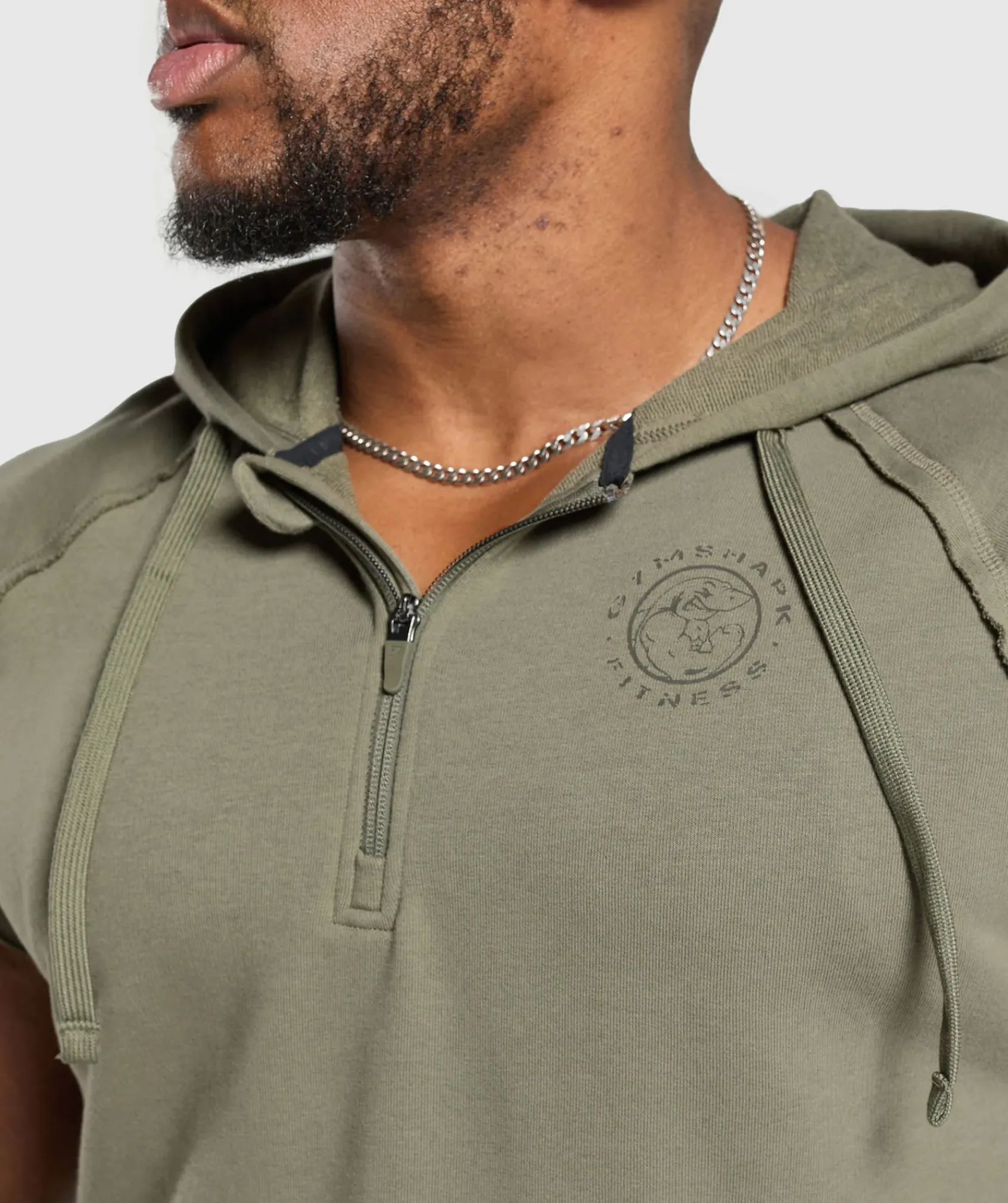 Heren Gymshark Hoodies & Truien*Legacy 1/4 Zip Cap Sleeve Hoodie