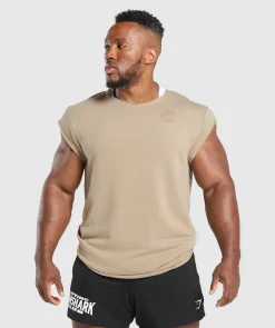 Heren Gymshark Hoodies & Truien|T-shirts*Legacy Cap Sleeve Rag Top