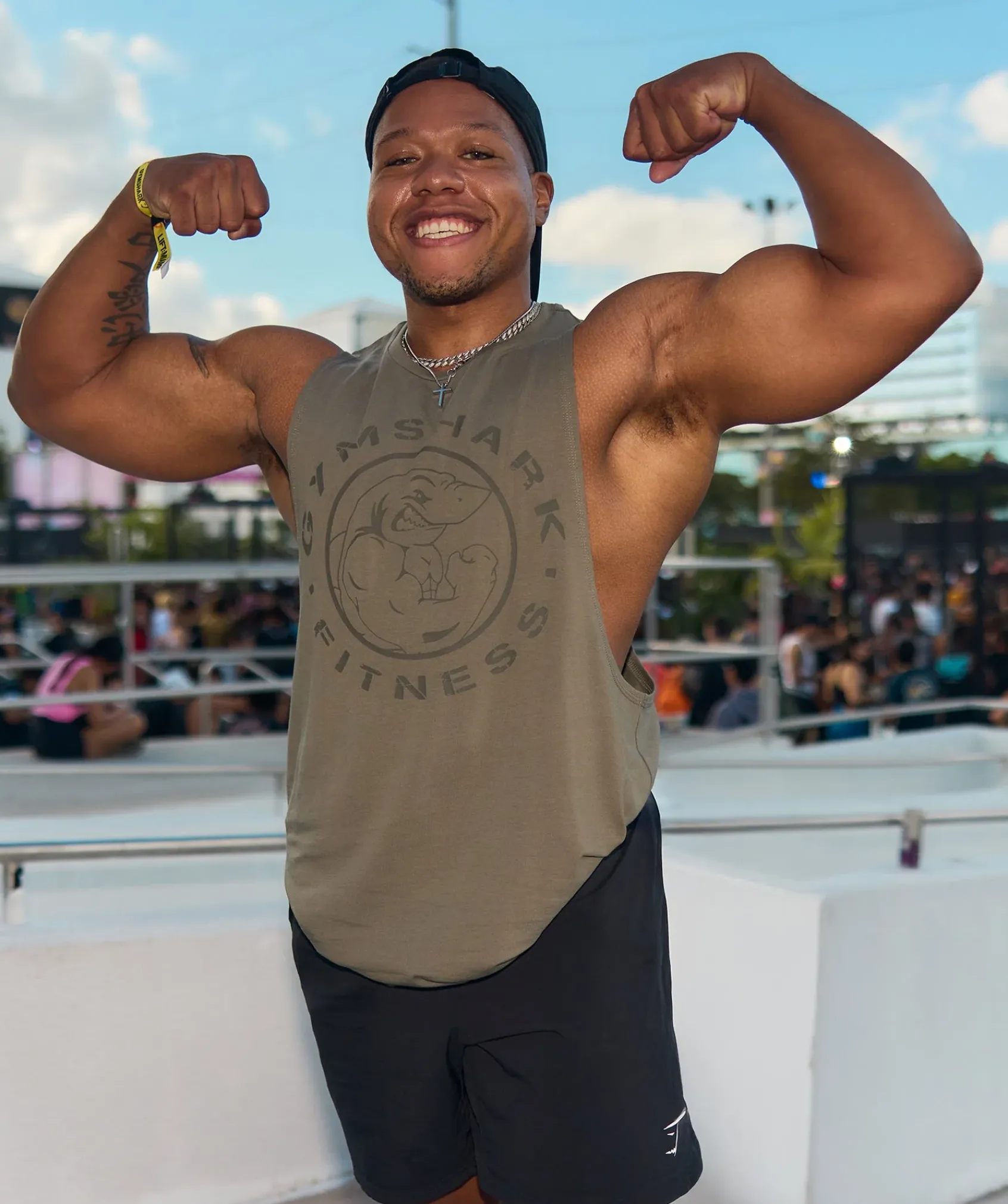 Heren Gymshark Tanktops*Legacy Drop Arm Tank