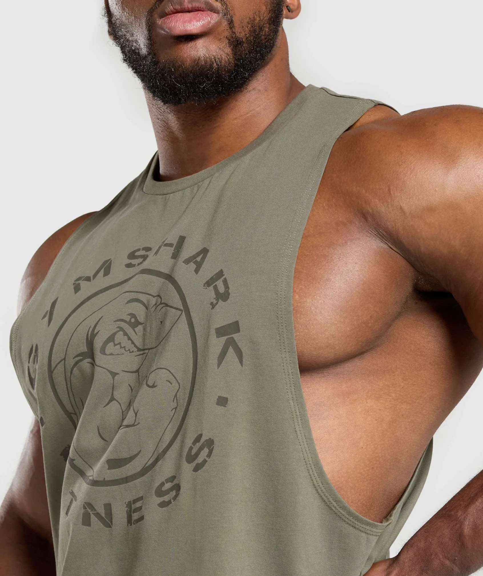Heren Gymshark Tanktops*Legacy Drop Arm Tank