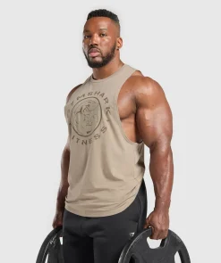 Heren Gymshark Tanktops*Legacy Drop Arm Tank