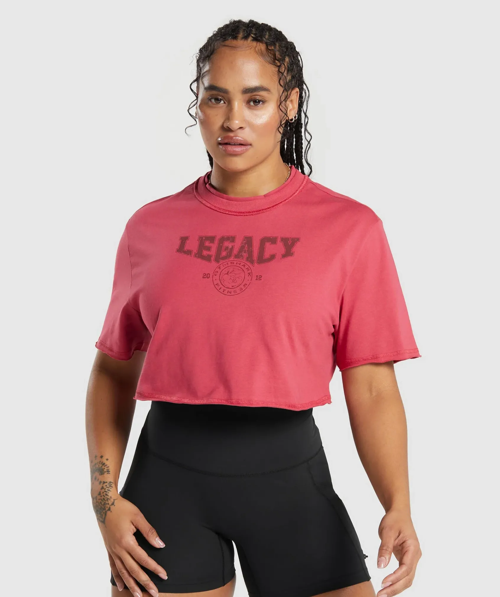 DAMES Gymshark Croptops|T-shirts*Legacy Graphic Crop Top