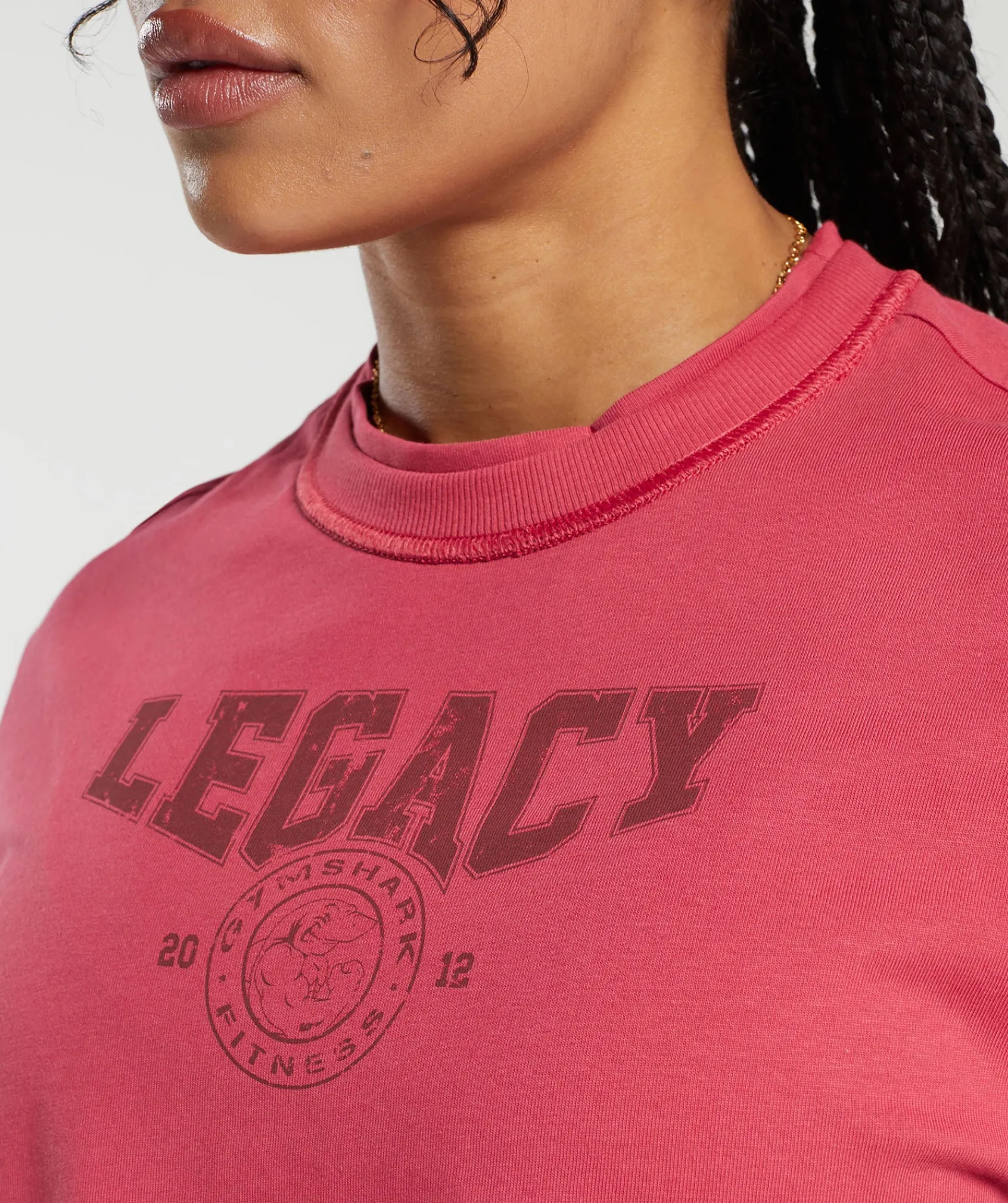 DAMES Gymshark Croptops|T-shirts*Legacy Graphic Crop Top