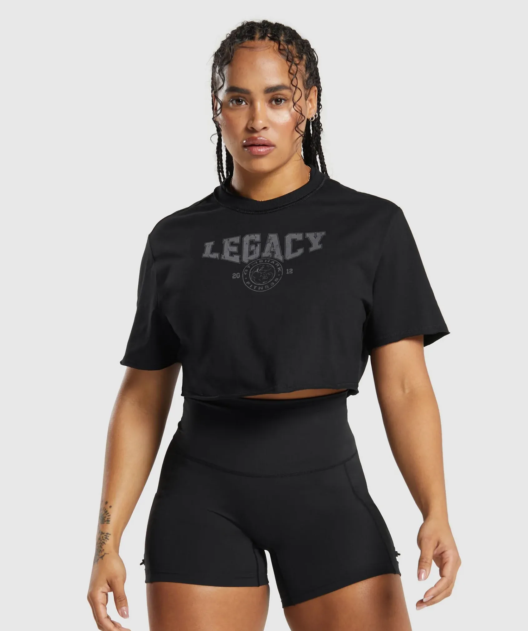 DAMES Gymshark Croptops|T-shirts*Legacy Graphic Crop Top