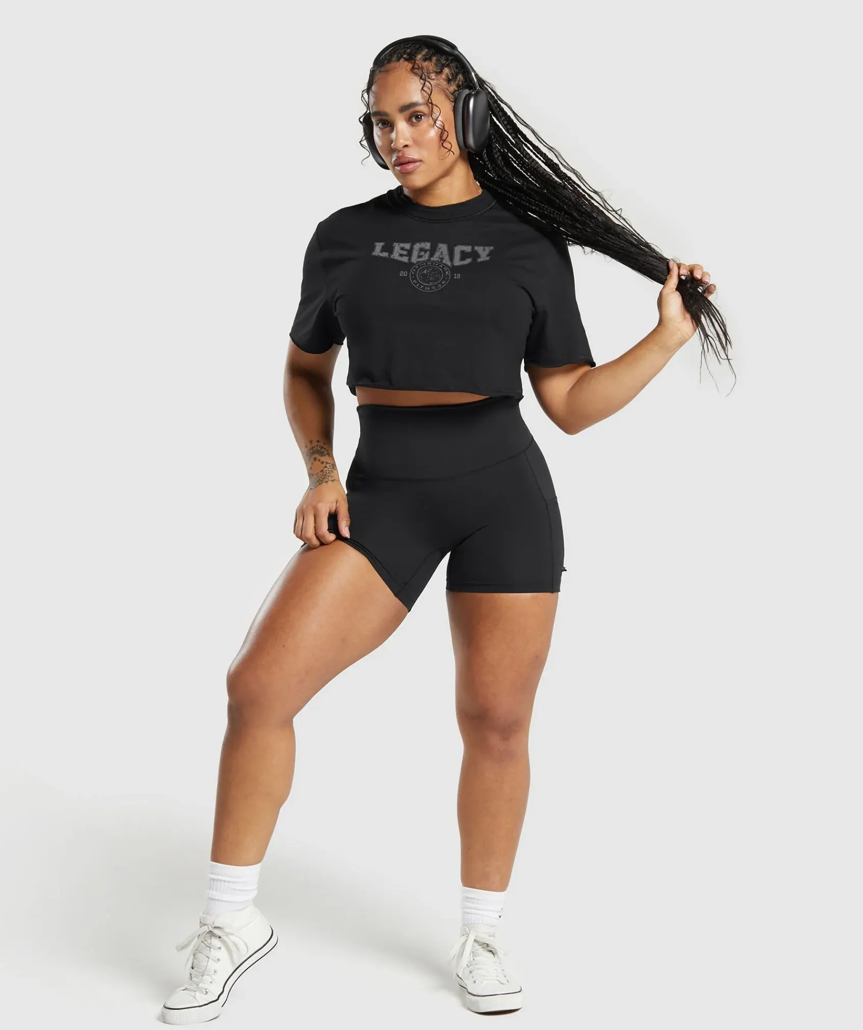 DAMES Gymshark Croptops|T-shirts*Legacy Graphic Crop Top