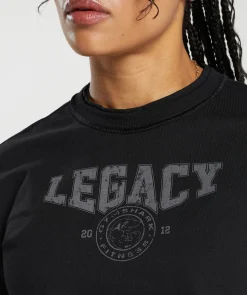 DAMES Gymshark Croptops|T-shirts*Legacy Graphic Crop Top