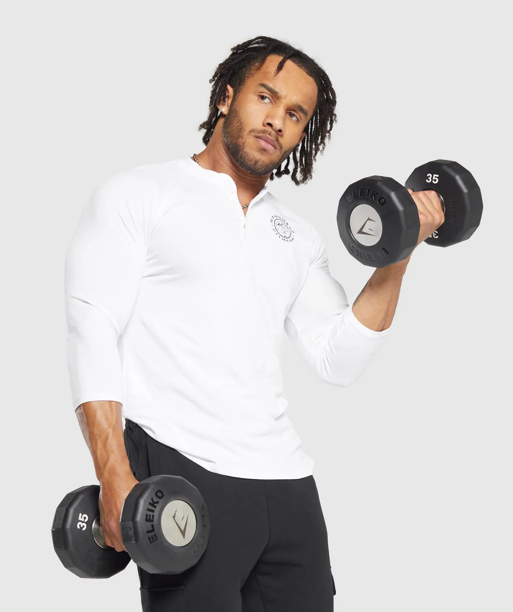 Heren Gymshark T-shirts*Legacy Henley