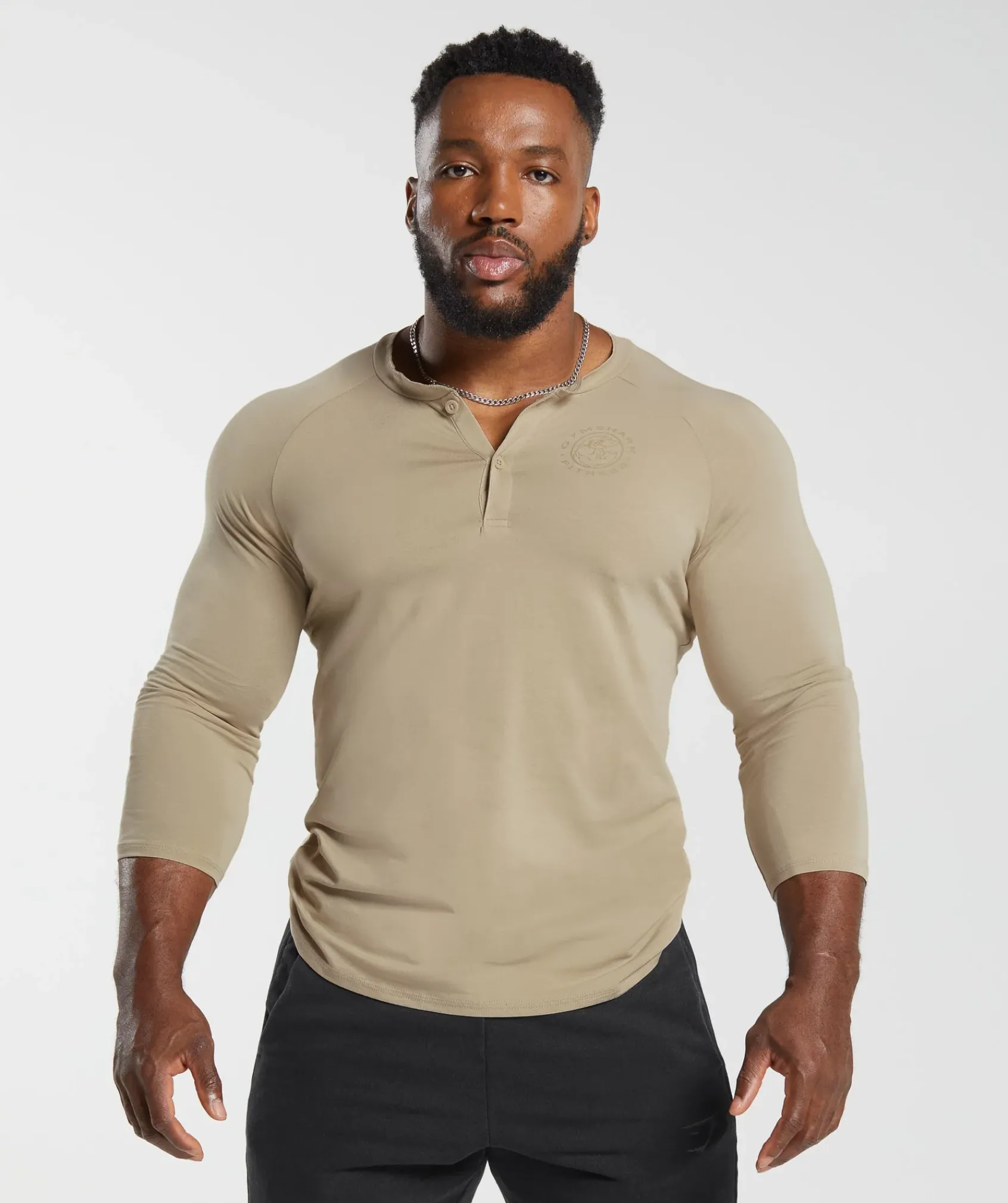 Heren Gymshark T-shirts*Legacy Henley