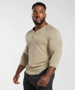 Heren Gymshark T-shirts*Legacy Henley