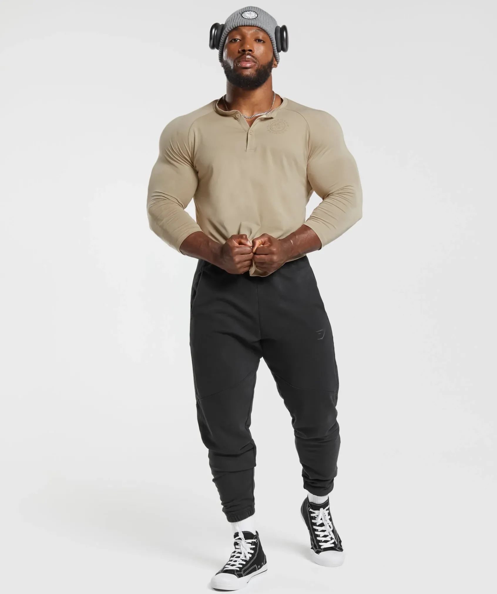 Heren Gymshark T-shirts*Legacy Henley