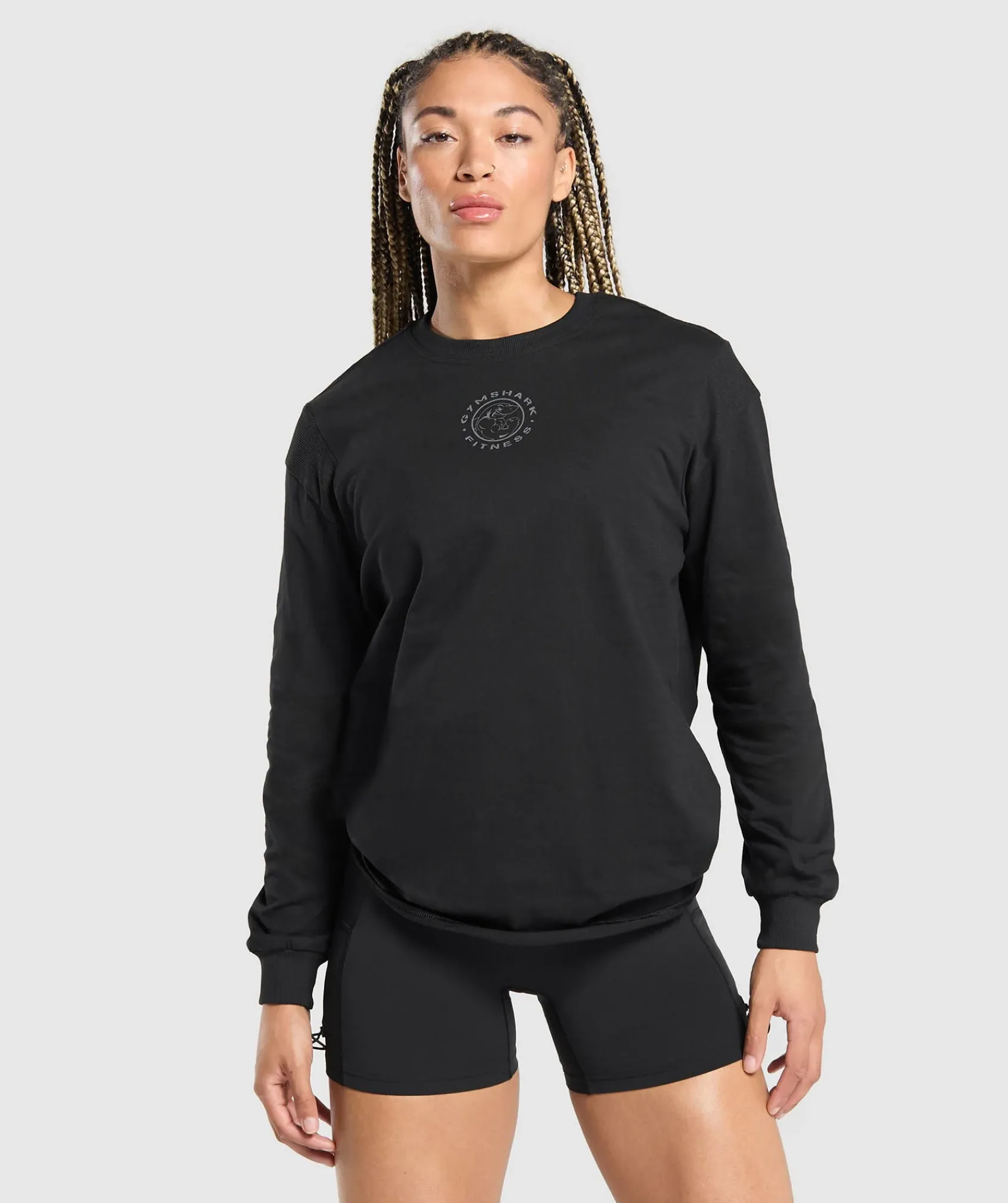 DAMES Gymshark Bedekkende Sportkleding|T-shirts*Legacy Oversized Long Sleeve Top