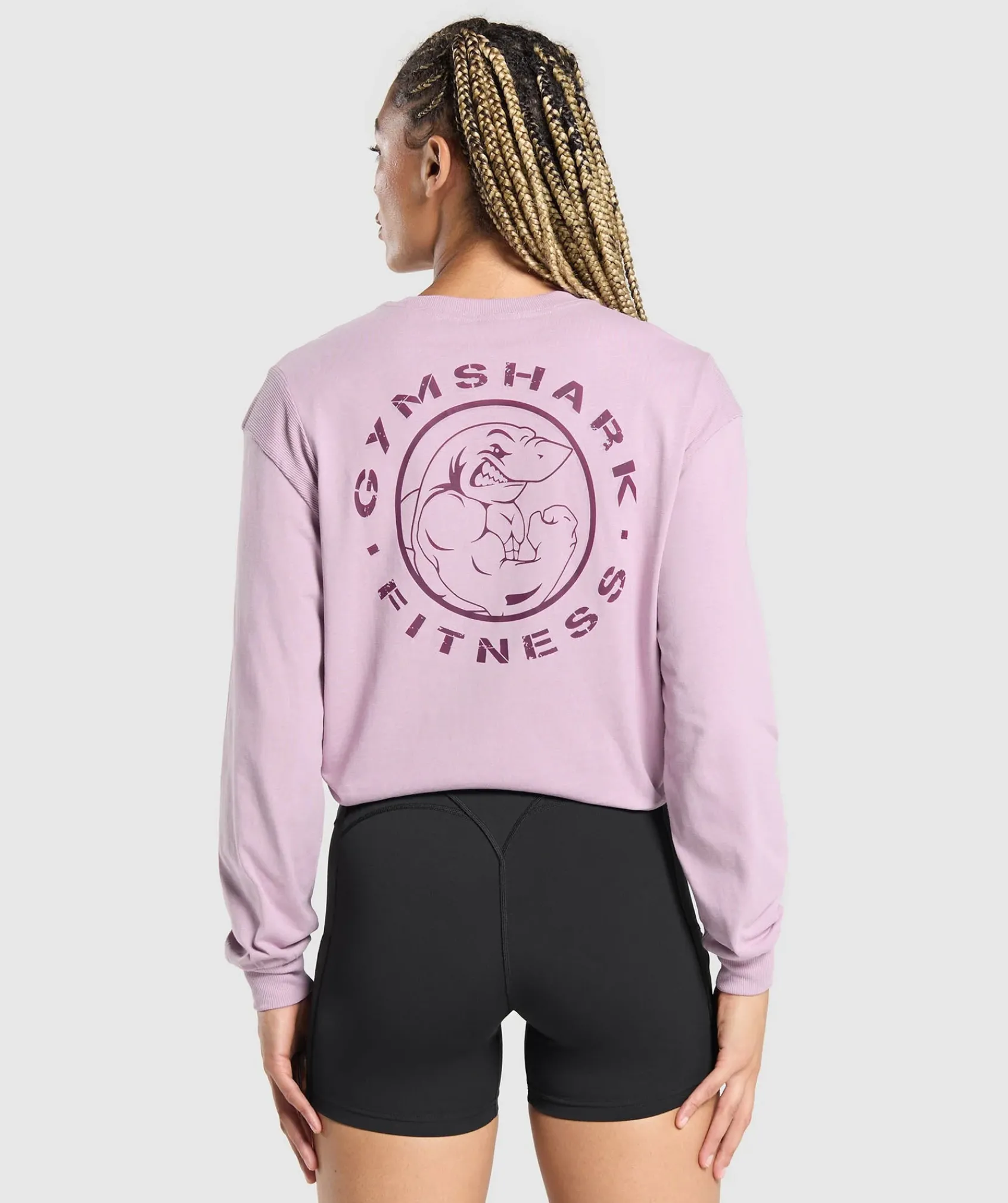 DAMES Gymshark T-shirts*Legacy Oversized Long Sleeve Top