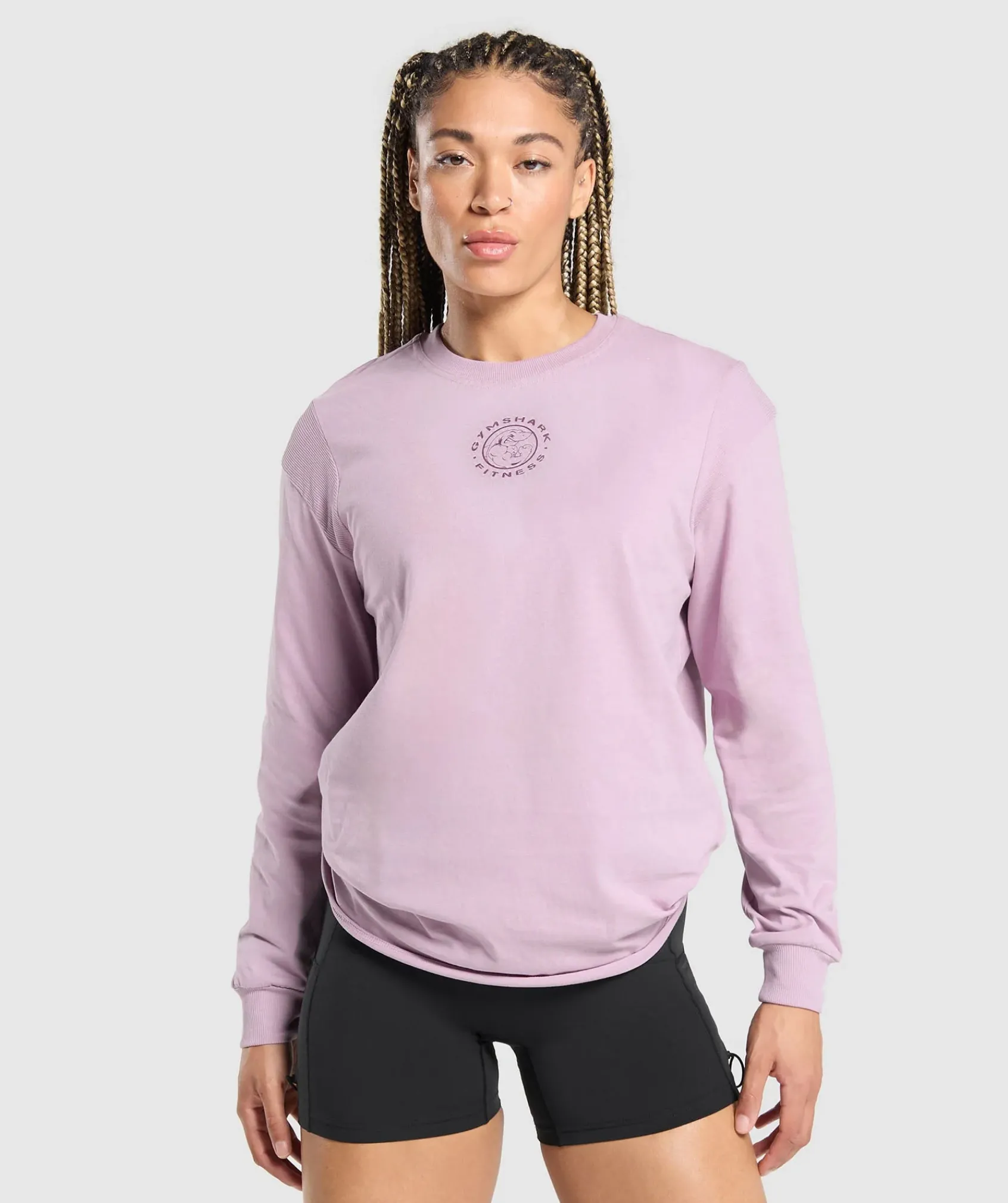 DAMES Gymshark T-shirts*Legacy Oversized Long Sleeve Top