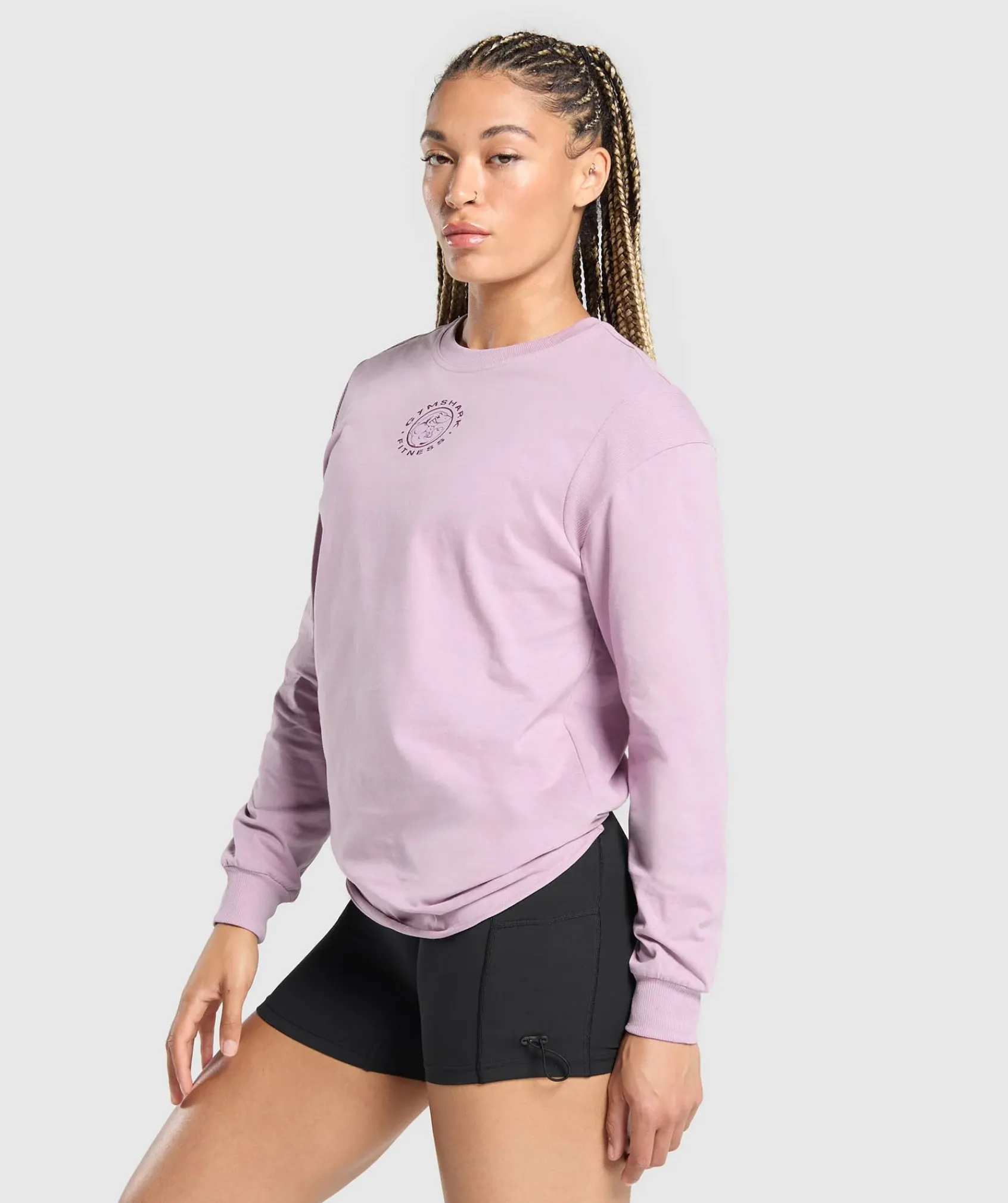 DAMES Gymshark T-shirts*Legacy Oversized Long Sleeve Top