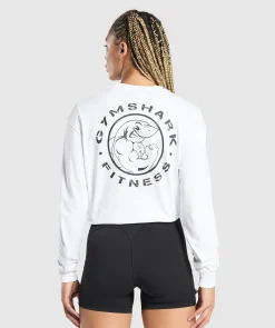 DAMES Gymshark Bedekkende Sportkleding|T-shirts*Legacy Oversized Long Sleeve Top