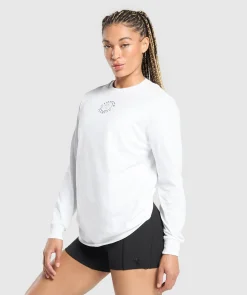 DAMES Gymshark Bedekkende Sportkleding|T-shirts*Legacy Oversized Long Sleeve Top