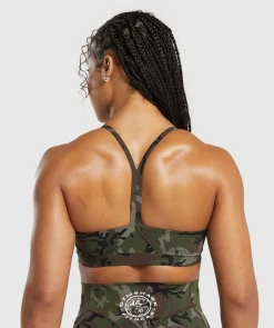 DAMES Gymshark Sport-bh's*Legacy Printed Sports Bra