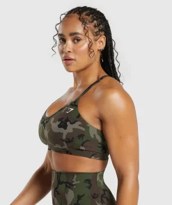 DAMES Gymshark Sport-bh's*Legacy Printed Sports Bra