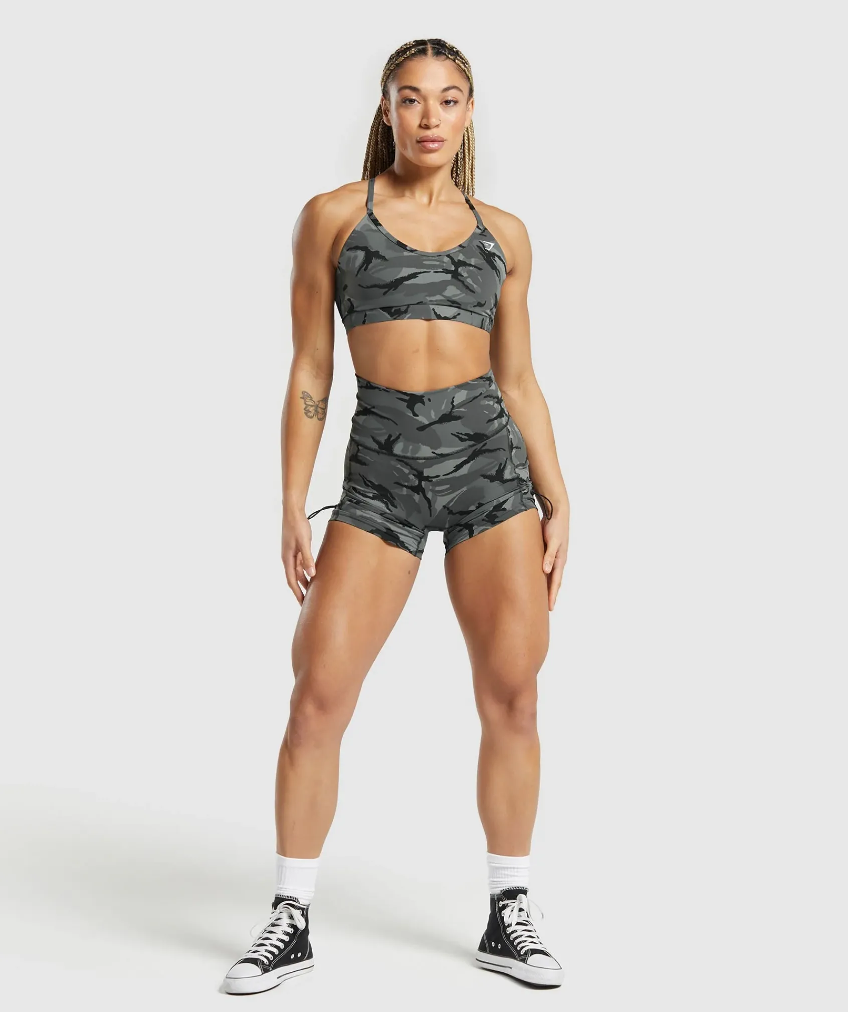 DAMES Gymshark Sport-bh's*Legacy Printed Sports Bra