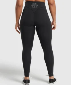 DAMES Gymshark Leggings|Zwarte Leggings*Legacy Short Leggings