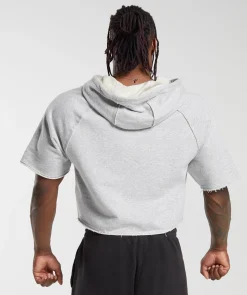 Heren Gymshark Hoodies & Truien*Legacy Short Sleeve Crop Hoodie