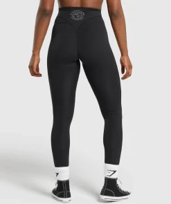 DAMES Gymshark Leggings|Zwarte Leggings*Legacy Tall Leggings