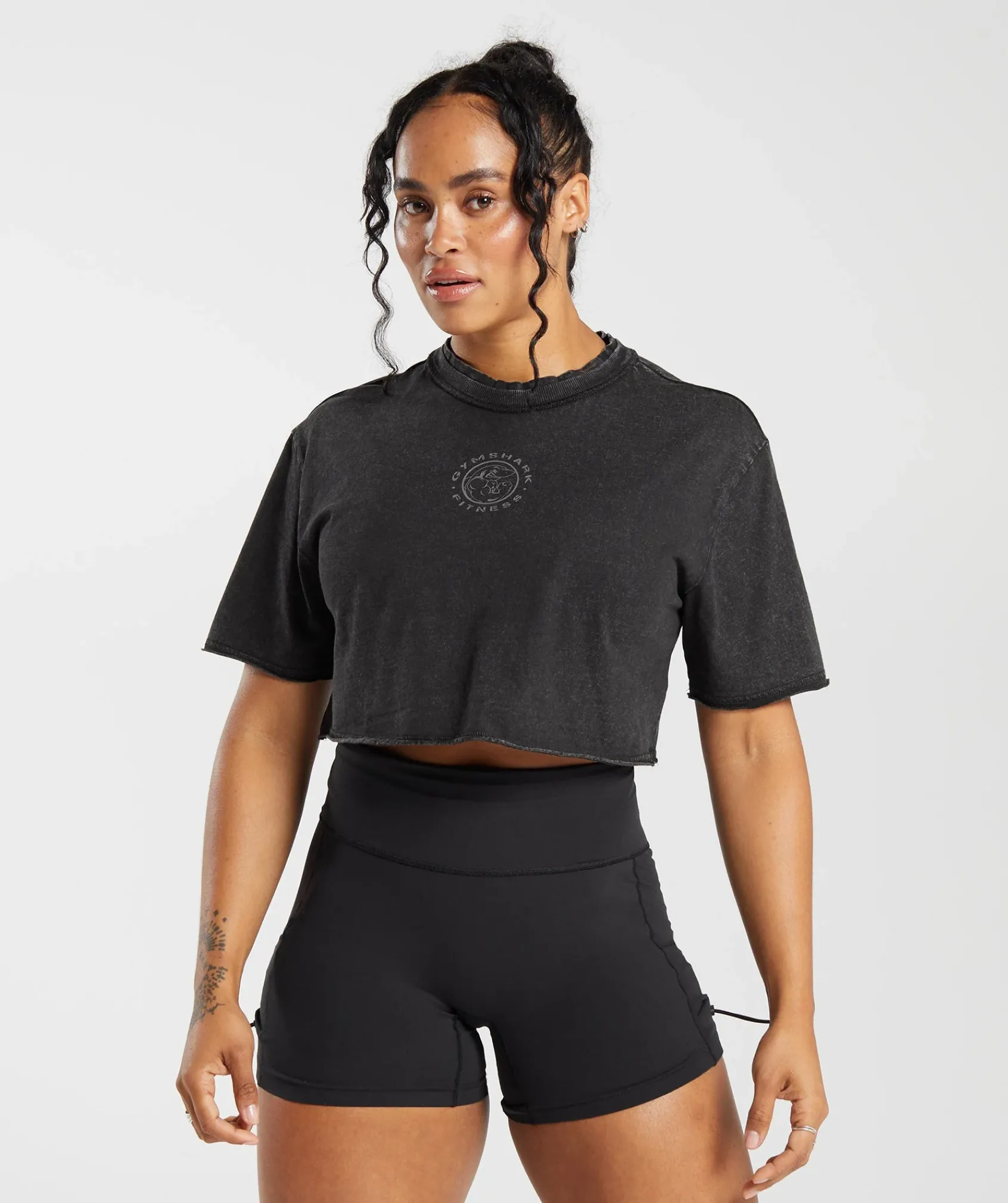 DAMES Gymshark Croptops|T-shirts*Legacy Washed Crop Top