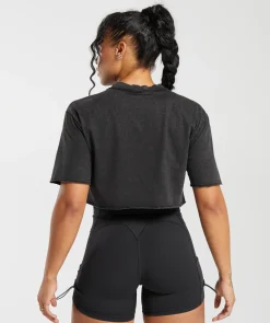 DAMES Gymshark Croptops|T-shirts*Legacy Washed Crop Top