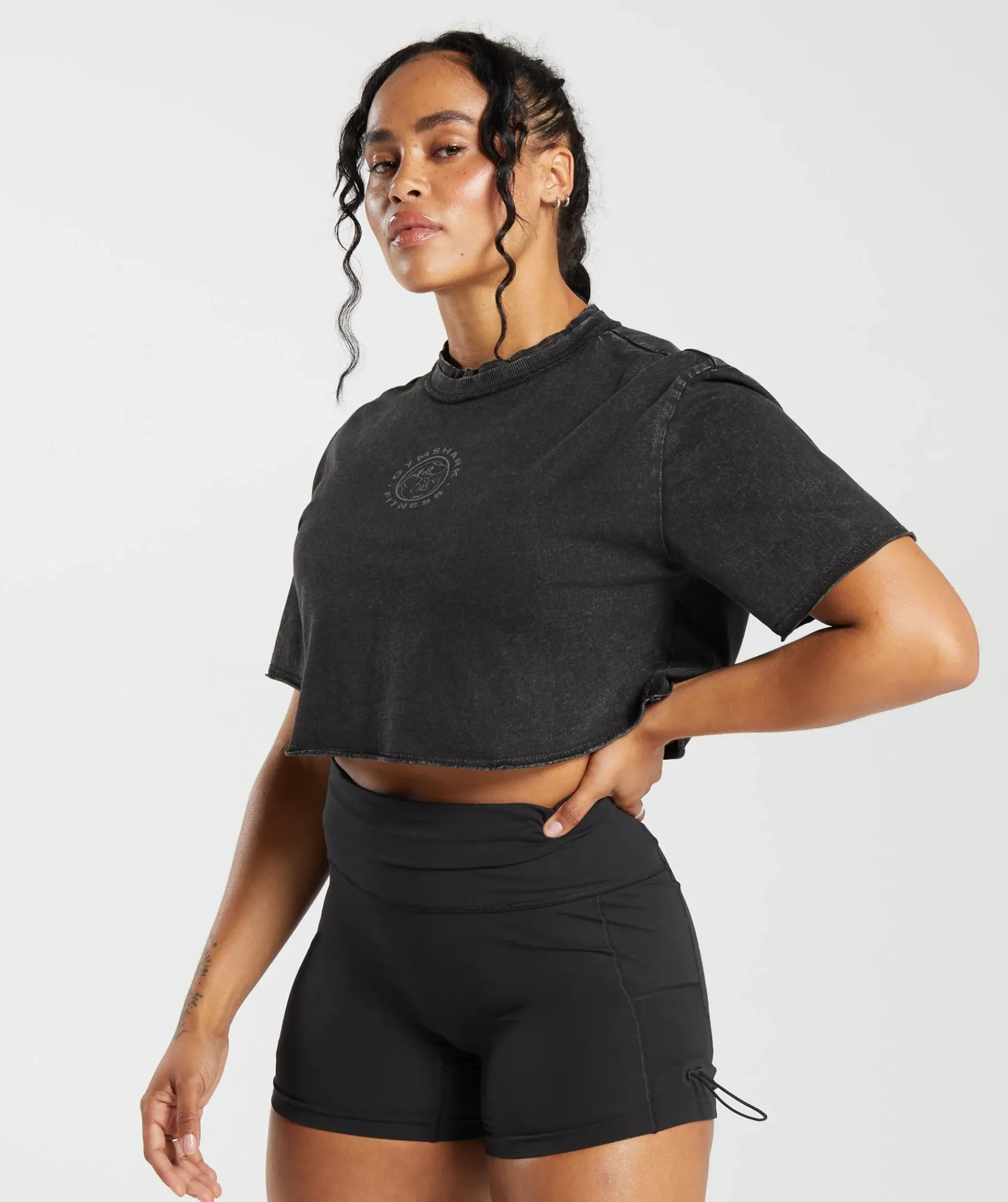DAMES Gymshark Croptops|T-shirts*Legacy Washed Crop Top