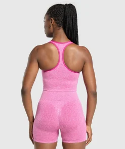 DAMES Gymshark Croptops|Tanktops*Lift Seamless Midi Tank With Shelf