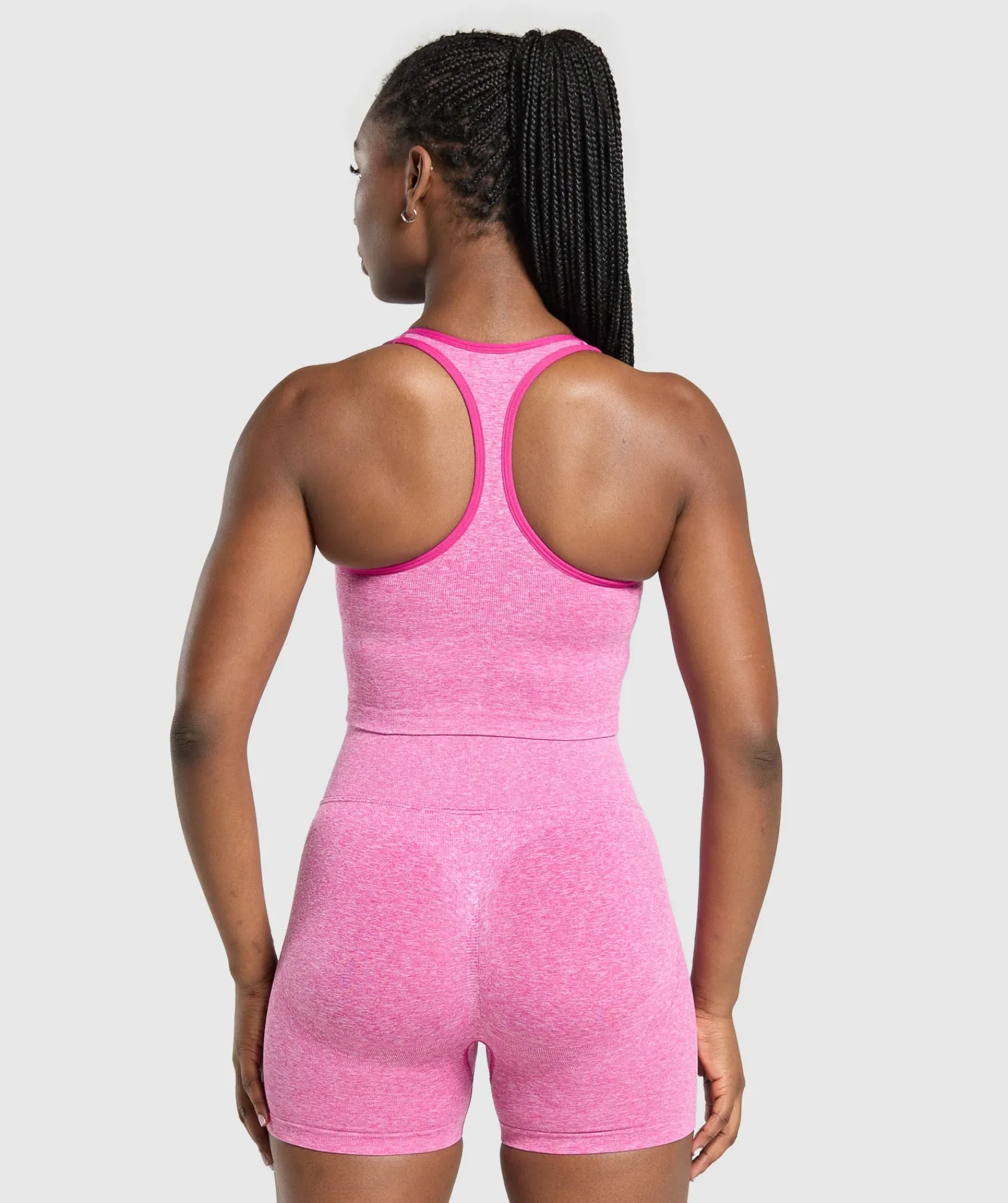 DAMES Gymshark Croptops|Tanktops*Lift Seamless Midi Tank With Shelf
