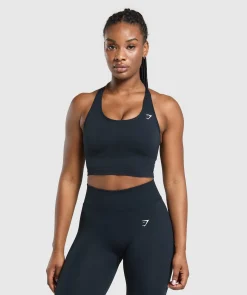 DAMES Gymshark Croptops|Tanktops*Lift Seamless Midi Tank With Shelf