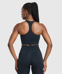 DAMES Gymshark Croptops|Tanktops*Lift Seamless Midi Tank With Shelf