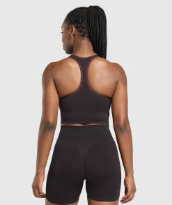 DAMES Gymshark Croptops|Tanktops*Lift Seamless Midi Tank With Shelf