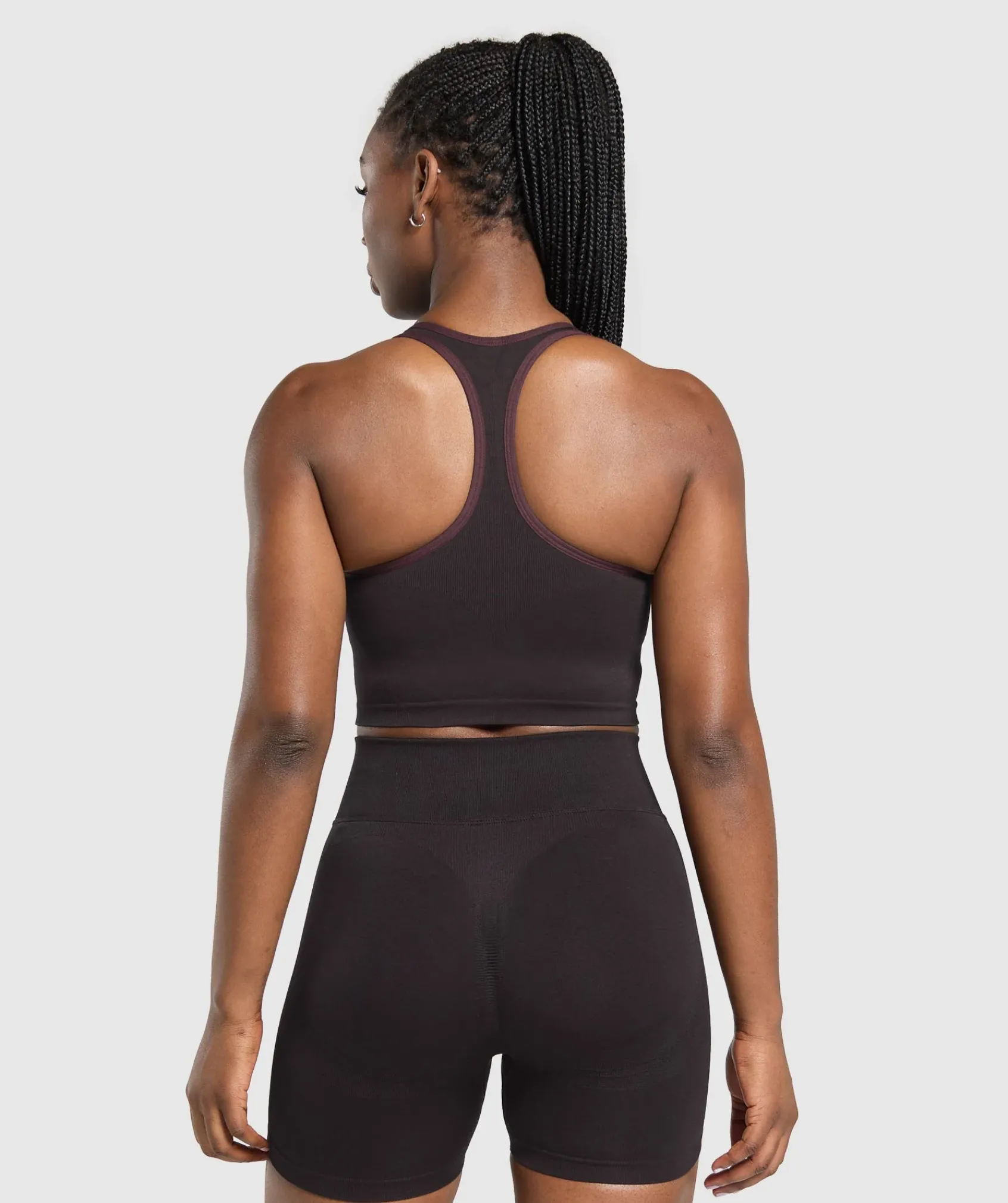 DAMES Gymshark Croptops|Tanktops*Lift Seamless Midi Tank With Shelf