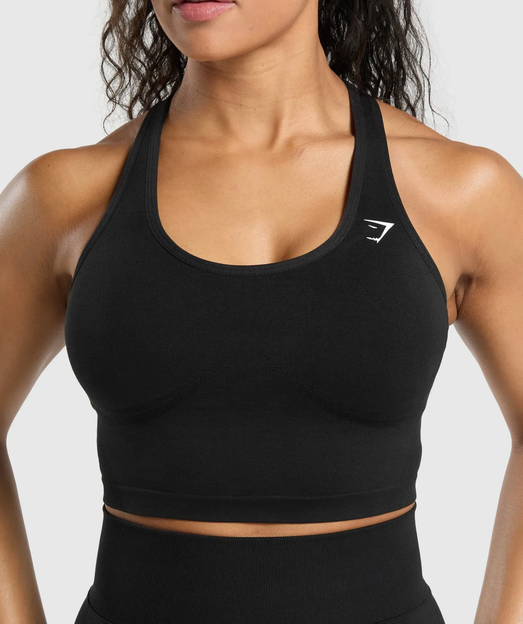 DAMES Gymshark Croptops|Tanktops*Lift Seamless Midi Tank With Shelf