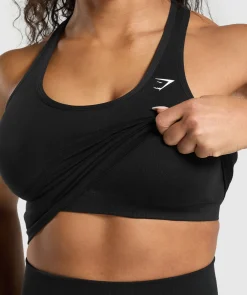 DAMES Gymshark Croptops|Tanktops*Lift Seamless Midi Tank With Shelf