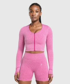 DAMES Gymshark Sportjacks*Lift Seamless Zip Up Jacket