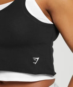 DAMES Gymshark Croptops|Tanktops*Lifting 2 In 1 Crop Tank