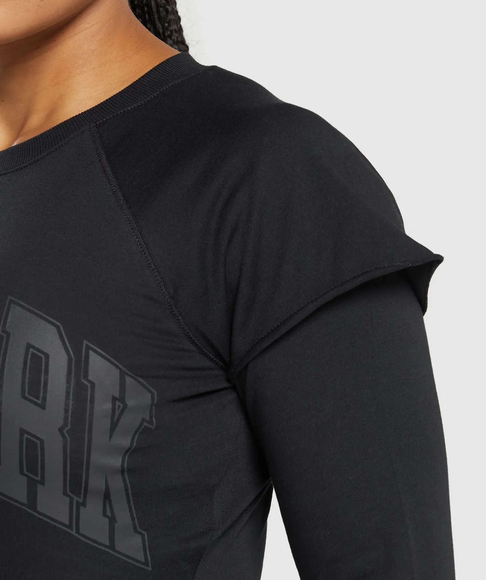 DAMES Gymshark Croptops|T-shirts*Lifting 2 In 1 Long Sleeve Crop Top