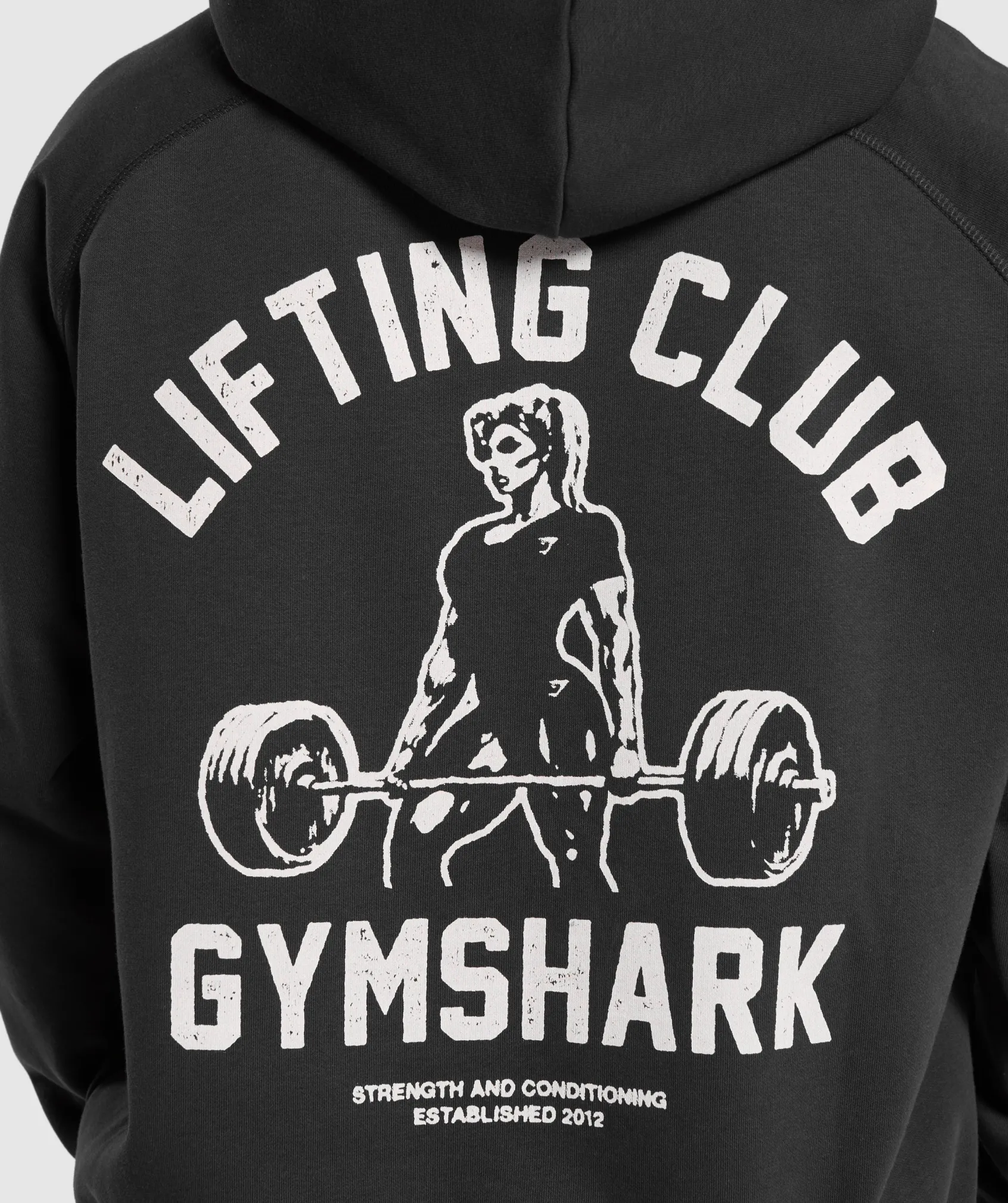 DAMES Gymshark Hoodies & Truien*Lifting Club Graphic Brushed Hoodie