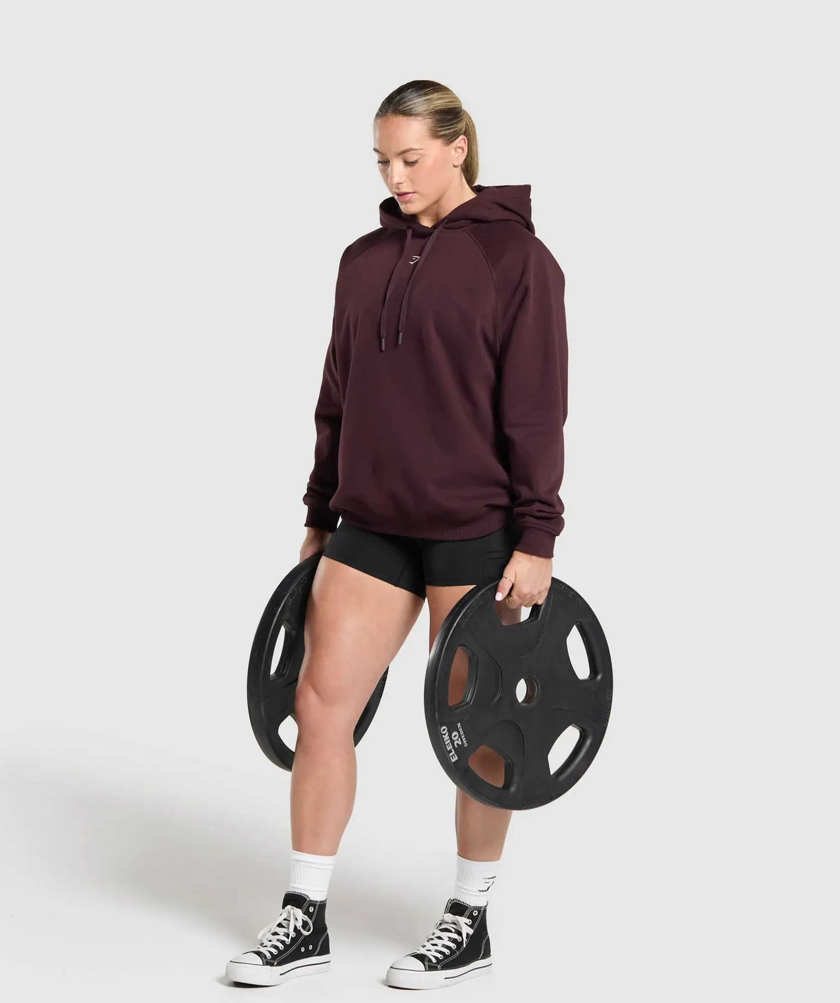 DAMES Gymshark Hoodies & Truien*Lifting Club Graphic Brushed Hoodie
