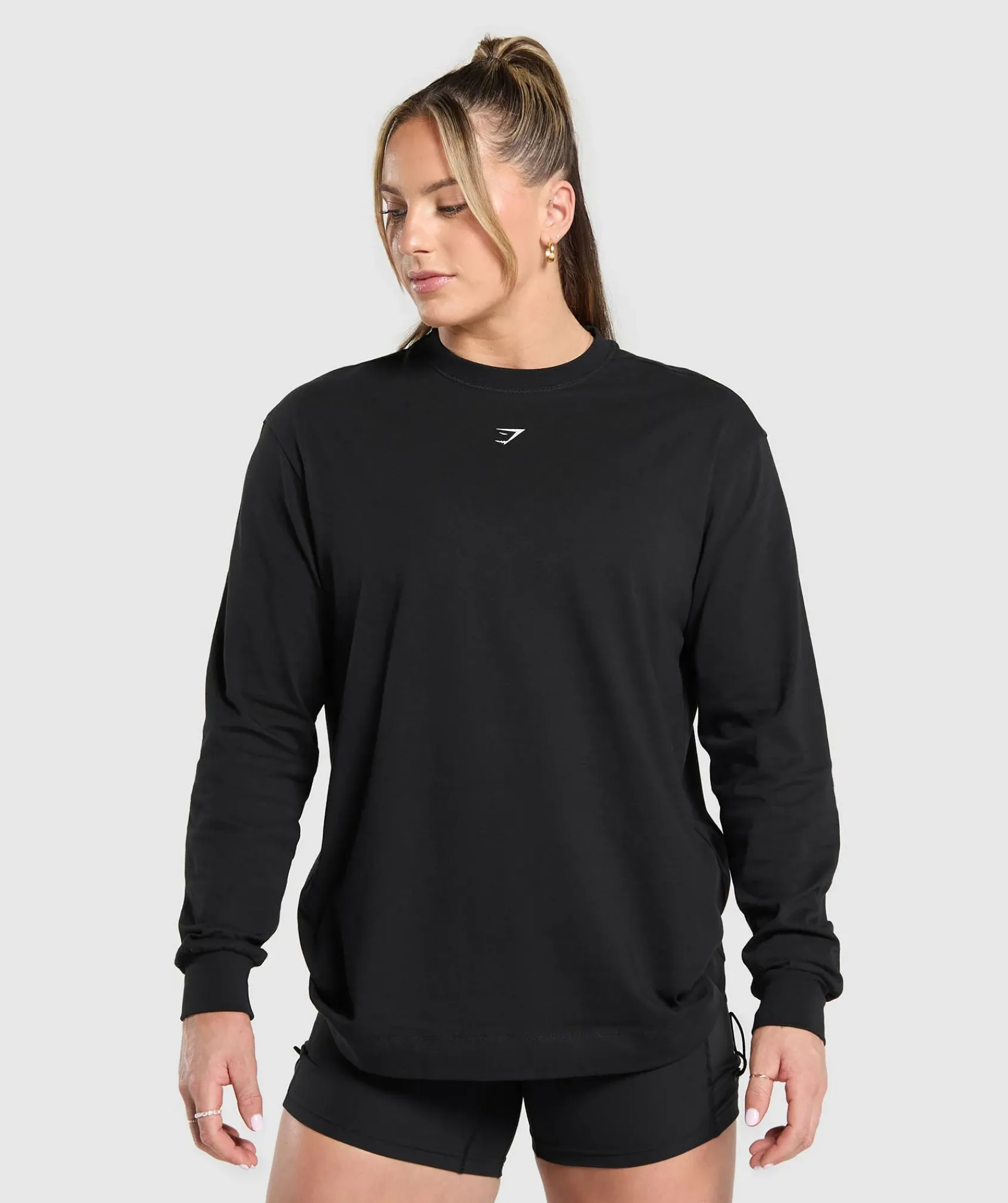 DAMES Gymshark T-shirts*Lifting Club Graphic Long Sleeve Top